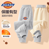 Dickies童裝兒童加絨褲子男童秋冬加厚運動(dòng)褲女童保暖長(cháng)褲大童冬季新款