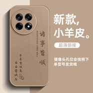 訊亦 一加ACE2手機殼文字ACE2Pro小羊皮ACE2V男女1+ace2全包防摔諸事皆順新款超火保護套 小羊皮【沙漠金】諸事皆順JSQ金 一加ACE2
