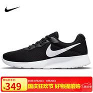 耐克NIKE女休閑鞋透氣緩震TANJUN運動鞋DJ6257-004黑白36.5