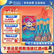 洋河夢(mèng)之藍(lán) 金蛇旺運(yùn) 蛇年生肖酒 52度 550ml*4 整箱裝 綿柔濃香白酒