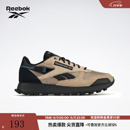 Reebok銳步官方男女款CLASSIC LEATHER黑武士美拉德休閑復古跑鞋 100025108 36.5 (23.6cm),US:5.5