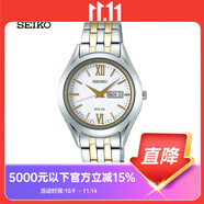精工（SEIKO） 男表女表經(jīng)典系列光能藍(lán)寶石防水休閑精準(zhǔn)商務(wù)大氣情侶腕表 STPX033（表芯：V138）