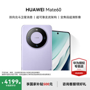 HUAWEI Mate 60 國家補貼500元 超可靠玄武架構 華為mate60鴻蒙智能手機 南糯紫 12G+1TB【官方標配】