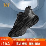 361°運動(dòng)鞋男飛翼4秋季網(wǎng)布透氣厚底減震徒步跑步鞋子男672432236F-5