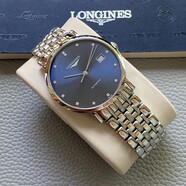 浪琴（LONGINES）【二手99新】浪琴手表（LONGINES）博雅系列男表 商務(wù)休閑男士超薄自動機(jī)械 瑞士品牌天文臺認(rèn)證 39mm 藍(lán)盤鉆刻 L4.910.4.97.6