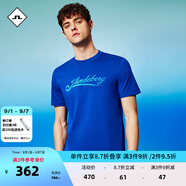 金林德伯格（J.Lindeberg）商場(chǎng)同款透氣親膚光澤時(shí)尚潮流T恤男524201018 N4P真藍(lán)色 S