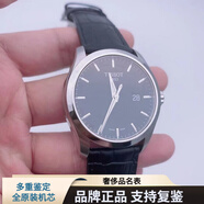 【二手95新】天梭手表庫(kù)圖系列男士石英表T035 T035.410.16.051.00黑面皮帶款