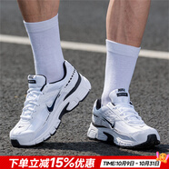 耐克（NIKE）官方 男鞋 25秋新款舒適透氣網(wǎng)面鞋運(yùn)動(dòng)休閑鞋輕盈減震跑步鞋子男 INITIATOR/時(shí)尚百搭/黑白 41 內(nèi)長260mm