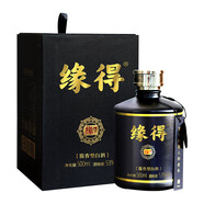 緣得緣7仿臺酒醬香型白酒53度宴請生日婚宴年貨禮盒 53%vol 500mL 1瓶