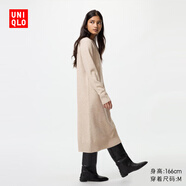 優(yōu)衣庫女裝souffle yarn舒芙蕾連衣裙/裙子478730 31 米色 L /160/88A