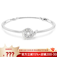 詩筠（SHIJUN）品牌女神節(jié)禮物2025季奧地利水晶跳動的心蛇年項鏈女氣質簡約鎖骨 蛇年白色手鐲5701374