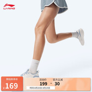 李寧休閑慢跑鞋女鞋2025夏季新款輕彈緩震透氣簡(jiǎn)約休閑運動(dòng)鞋ARSV076