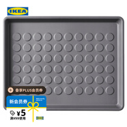 宜家（IKEA）BAGGMUCK 貝格馬克塑料鞋墊室內(nèi)戶外輕便耐用易清潔 灰色46x35cm