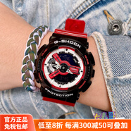 卡西歐（CASIO）紅色系列手表男GA-110AC-4AGA-100-47008002100-4官方正品 GA-110RB-1A 硬碰硬