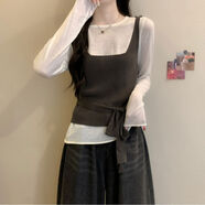 小紅書爆款針織打底衫女早秋廣州十三行義烏大朗毛衣獨(dú)特漂亮上衣 咖色搭配工裝褲搭配闊腿褲裙皮衣沖鋒衣配半身裙配瑜伽 S S