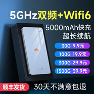 朵揚隨身wifi流量免插卡筆記本移動wifi便攜隨身無線wifi6路由器三網(wǎng)通用2025新款無線wifi 【4800毫安】雙頻WiFi6+展銳芯片