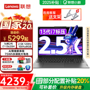 聯(lián)想小新Pro16 2025酷睿版AI元啟可選 2.8K 120Hz 16英寸OLED大屏學(xué)生商務(wù)游戲辦公輕薄筆記本電腦 Pro版丨 i7-13620H 16G 1TB 標配補貼（個(gè)人發(fā)票）