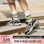 斯凱奇（Skechers）七夕禮物男鞋夏季透氣老爹鞋休閑熊貓鞋軟底運動(dòng)鞋237067