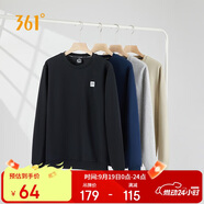 361°衛衣男裝秋裝長(cháng)袖運動(dòng)服休閑跑步圓領(lǐng)寬松上衣套頭衫652334801D-6