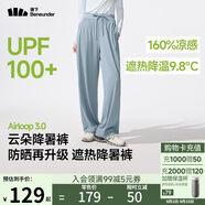 蕉下（beneunder）闊腿褲休閑褲子女士冰絲垂墜感寬松防曬運動長褲透氣春夏款AL206