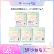 朵薇【黃子韜衛(wèi)生巾】蠶絲舒緩姨媽巾日用240mm7片*5包京東自營