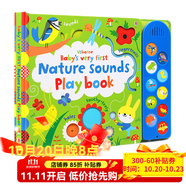 Usborne發(fā)聲書 Noisy book童謠兒歌 寶寶的首本發(fā)聲書 鬧鬧有聲書 Baby's Very First Nursery Rhymes Playbook 英文原版繪本 幼兒紙板觸摸發(fā)聲書 