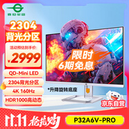 泰坦軍團32英寸大屏 2304分區(qū) MiniLED 4K 160Hz HDR1000 內(nèi)置音箱 10.7億色KVM 專業(yè)電競顯示器P32A6V PRO