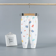 楚歌質(zhì)優(yōu)品寶寶秋褲新生嬰兒純棉開(kāi)襠褲子女童春秋薄款內穿單條男童打底褲 噴水象 66 cm