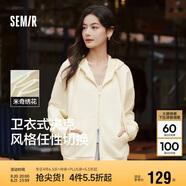 森馬迪士尼米奇家族合作外套女連帽寬松2025春季繡花夾克109125108001