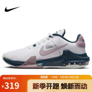 耐克（NIKE）男子籃球鞋AIR MAX IMPACT4運動鞋DM1124-102白紫44