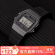 卡西歐手表 時尚簡約復(fù)古小方塊 潮流運動百搭電子表學(xué)生表考試表 F-91WM-1B