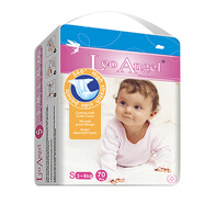 獅子座天使（Leo Angel）全新升級紙尿褲整箱裝（4包）超薄柔軟干爽 S70片*4包