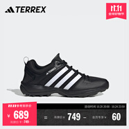 adidas DAROGA PLUS CANVAS戶外登山徒步鞋男女阿迪達斯TERREX 黑色/白色 42