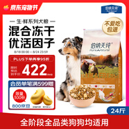 伯納天純生鮮系列凍干全價(jià)通用犬糧農(nóng)場派對(雞肉+鴨肉+火雞肉)12kg/24斤