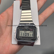 卡西歐（CASIO）方形小金表A168WGG-1A/1B:A159WA-N1潮流數(shù)字手表:A158WA-1 A700W-1A