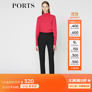 PORTS寶姿商場(chǎng)同款秋冬新品女裝長(zhǎng)袖套頭衫LA9K503GZH008 杜鵑紅 XS
