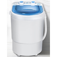 長(cháng)虹陽(yáng)光長(cháng)虹小型單桶半自動(dòng)殺菌嬰兒宿舍嬰兒微脫水干燥機洗衣機 1.8kg白色桶身+殺菌藍光