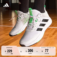 adidas OWNTHEGAME 2.0低幫團隊款實戰(zhàn)運動籃球鞋男子阿迪達斯 白/黑/綠   42