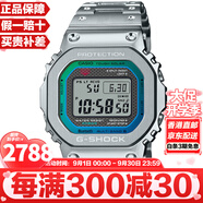 卡西歐（CASIO）G-SHOCK系列經(jīng)典小方塊街頭時(shí)尚運動(dòng)防水防震方形手表男送禮推薦 GMW-B5000PC-1太陽(yáng)能+電波+藍牙