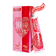 高露潔（Colgate）大膽愛(ài) 結婚情人節禮物 2支禮盒裝 代寫(xiě)賀卡 兩支牙膏_送紅色牙刷1對) 260g
