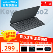 羅技 Keys To Go 2無(wú)線(xiàn)藍牙辦公鍵盤(pán)輕薄口袋 保護套適用iPad、Mac、iPhone Keys-To-Go 2黑色 99新
