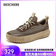 斯凱奇（Skechers）秋季新款男士透氣運(yùn)動(dòng)輕便舒適百搭戶外運(yùn)動(dòng)休閑鞋210903 深灰褐色/DKTP 41