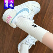 耐克（NIKE）女鞋板鞋2025秋冬季新款Court經典百搭運動鞋潮流時尚休閑鞋 HJ3492-141白色黃色藍 37.5