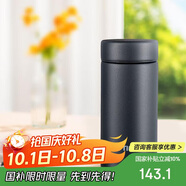 虎牌（TIGER）迷你口袋杯輕量便攜雙層真空保溫保冷杯MMP-B20C-KC黑色200ml