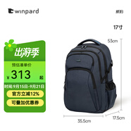 WINPARD威豹雙肩包商務(wù)背包男雙肩電腦包休閑男包旅行包雙背包女 Pro版(自帶雨罩)17寸寶石藍(lán)