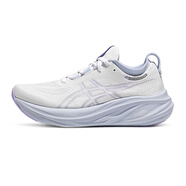 亞瑟士（asics）跑鞋GEL-NIMBUS 26女子緩震鞋回彈透氣跑步鞋 白色/紫色 36