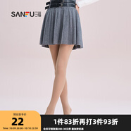 三福 女褲襪單條裝 淑女易搭天鵝絨貼膚防勾絲連腳絲襪823293 粉底膚 均碼