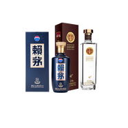賴(lài)茅端曲藍 2.0雅韻版 貴州茅臺酒 醬香型白酒 【新老包裝隨機發(fā)貨】 53度 500mL 1瓶 +天佑德出口型42度