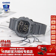 卡西歐（CASIO） 男表女表卡西歐手表男女情侶表學(xué)生時(shí)尚運(yùn)動(dòng)表太陽能雙顯電子表 WS-1400H-8BVPF悍者灰 10年電量