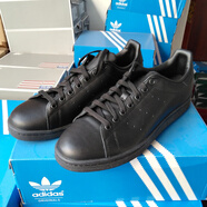 阿迪達斯 （adidas）originals 三葉草 史密斯綠粉藍尾男女經(jīng)典運動(dòng)鞋 典雅黑(M20327) 39